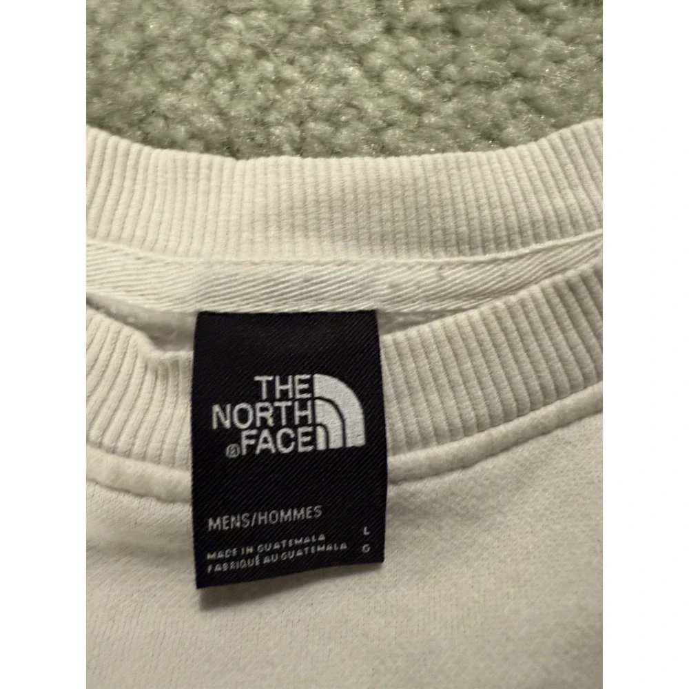 Vintage The North Face "Baggin Peaks" White crewneck sweatshirt size L - Picture 2 of 4